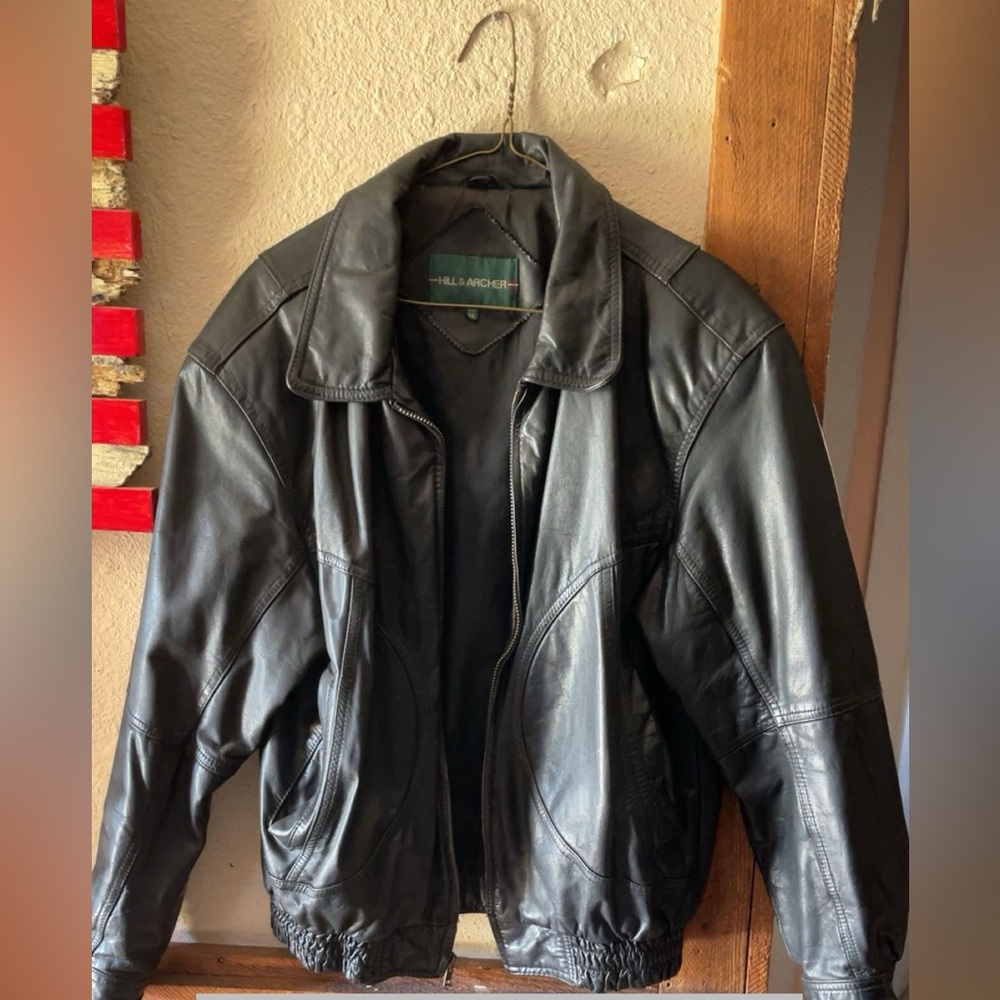 Genuine, leather jacket